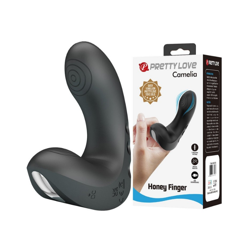Dedo camelia Honey Finger Dedo Vibrador Recargable Camelia
