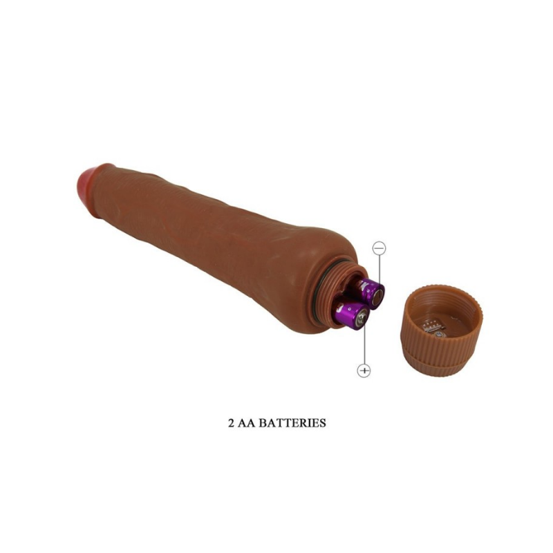 Dryad Vibrador Realista 25 cm - Chocolate