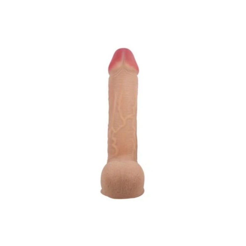 Emeka Dildo Realista Piel Deslizable 23,4 Cm – Vainilla