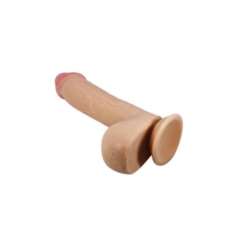 Emeka Dildo Realista Piel Deslizable 23,4 Cm – Vainilla