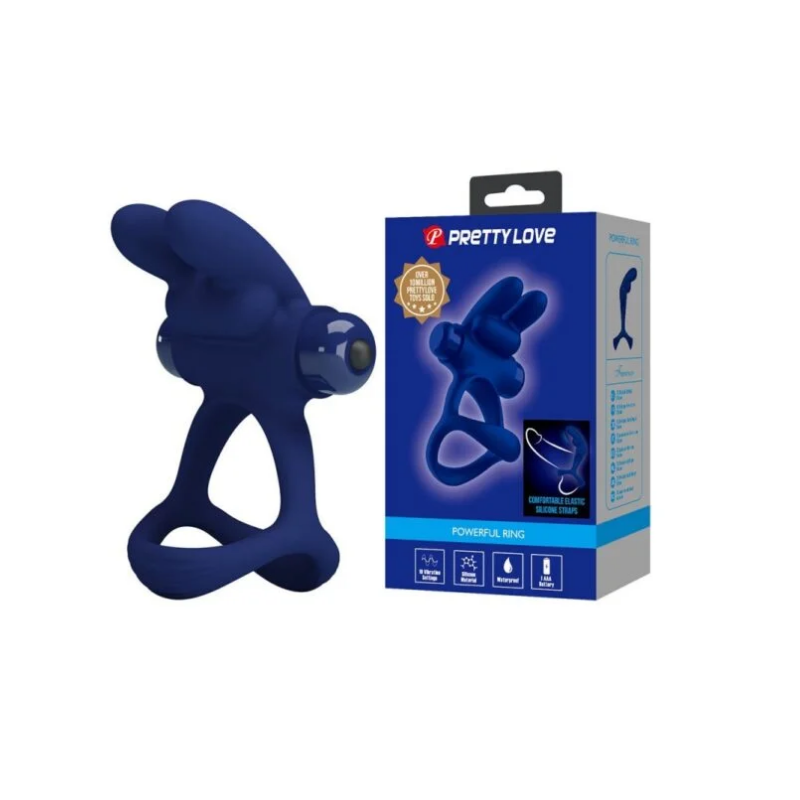 Fran Anillo Conejito Vibrador Doble