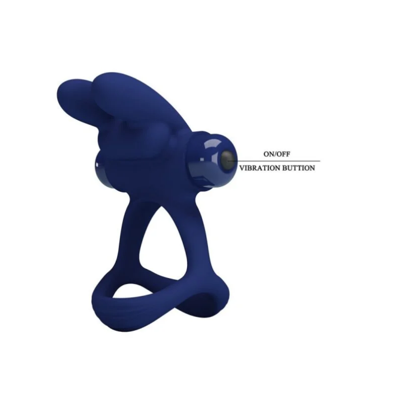 Fran Anillo Conejito Vibrador Doble