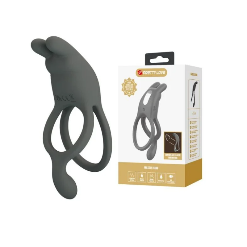 Seth Anillo Vibrador Doble Recargable