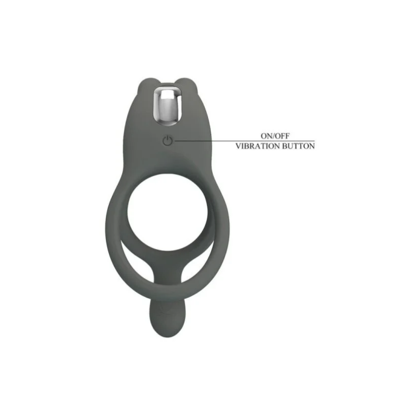 Seth Anillo Vibrador Doble Recargable