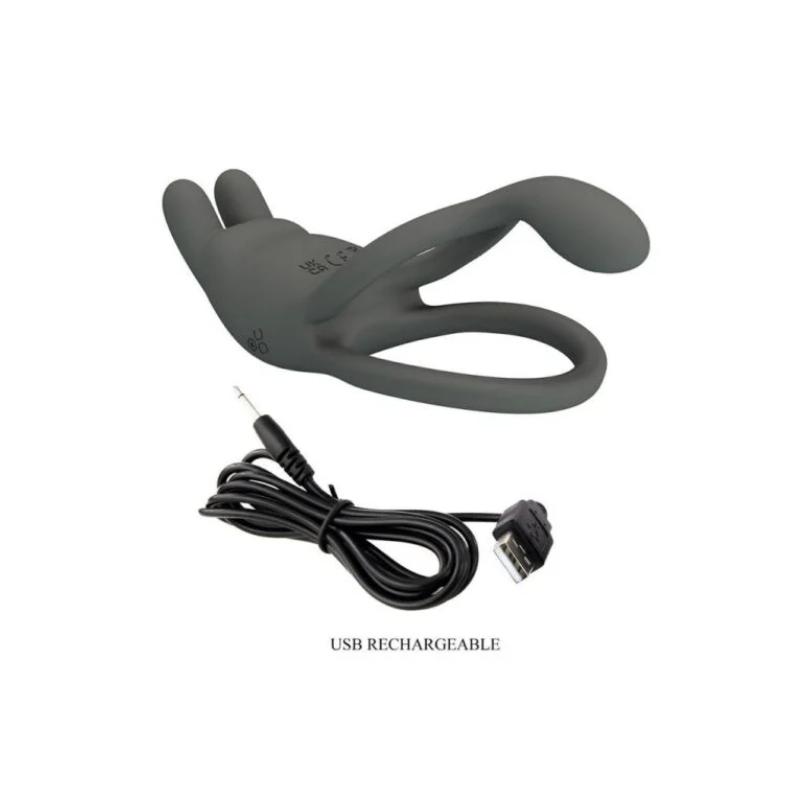 Seth Anillo Vibrador Doble Recargable