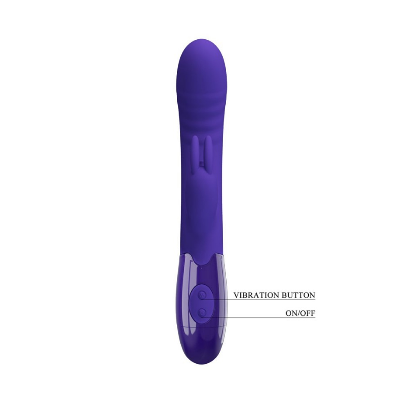 Cerberus Vibrador Recargable - Morado