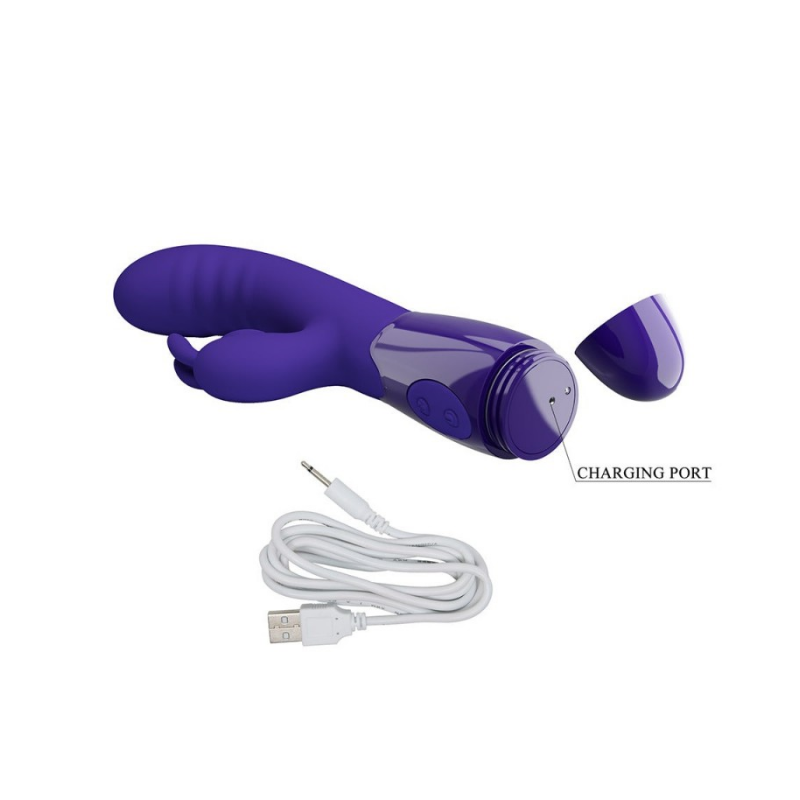 Cerberus Vibrador Recargable - Morado