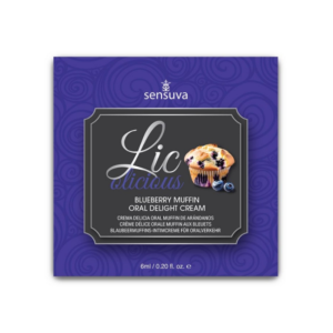 Sachet blueberry Licolicious Crema Comestible Para Sexo Oral - Blueberry Sachet