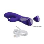 Cerberus Vibrador Recargable - Morado