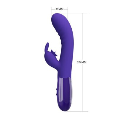 Cerberus Vibrador Recargable - Morado