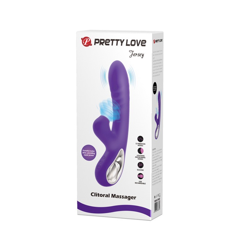 Jersey Vibrador y Succionador Recargable