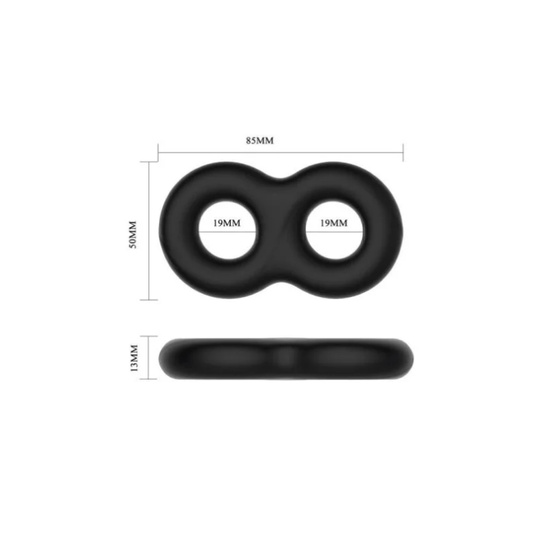 Bull Anillo Erector Doble Silicona Super Soft