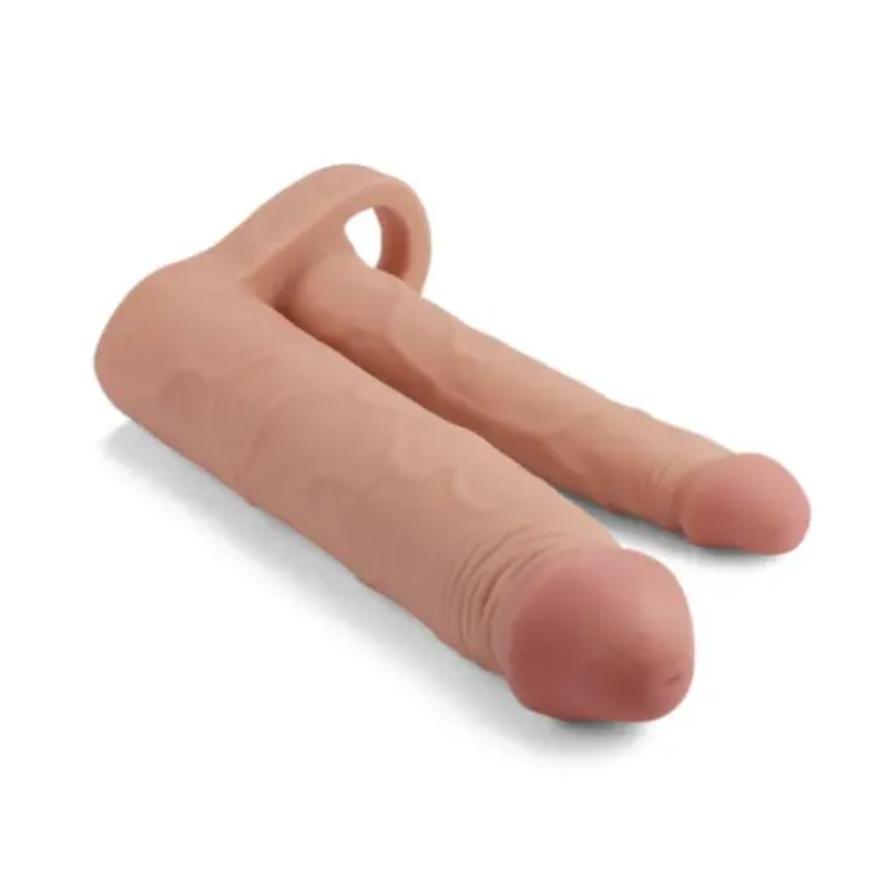 Funda Doble Para Pene X-Tender +5,5 Cm