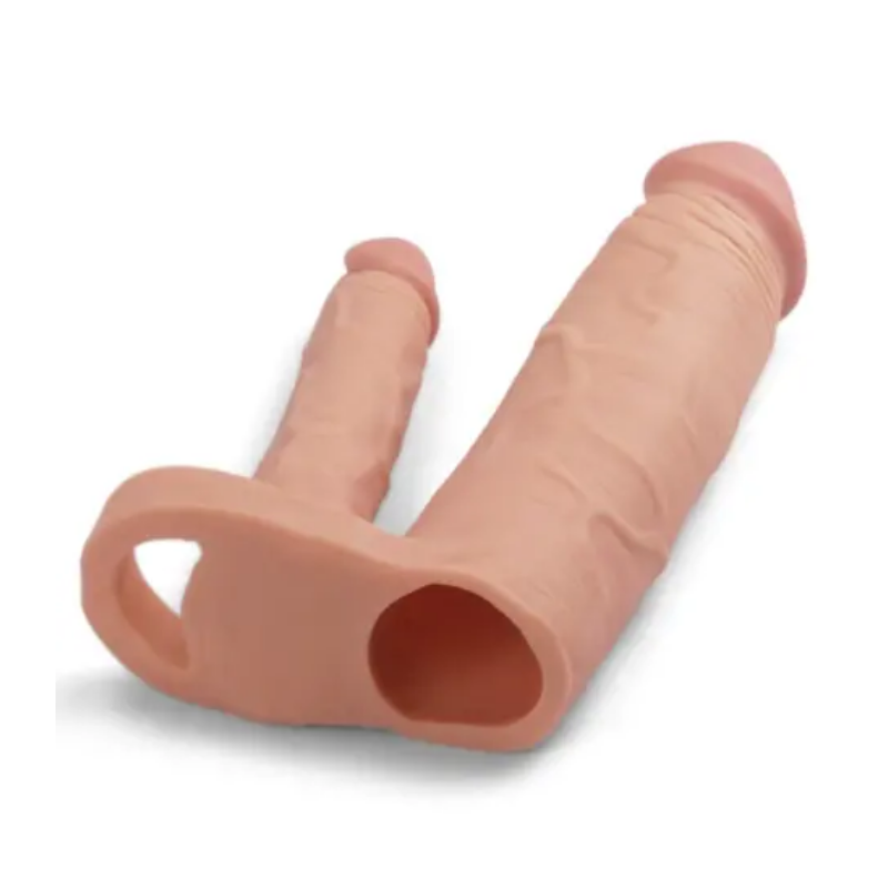 Funda Doble Para Pene X-Tender +5,5 Cm