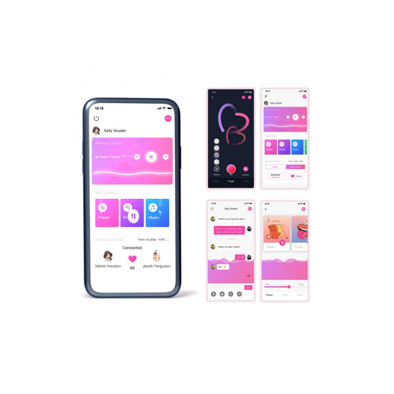 Magic Jive Impulsor y Vibrador Recargable con APP