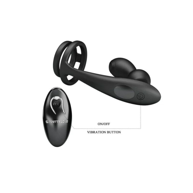 marshall 4 Marshall Vibrador Próstata Con Anillo Doble