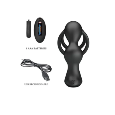 Marshall Vibrador Próstata Con Anillo Doble