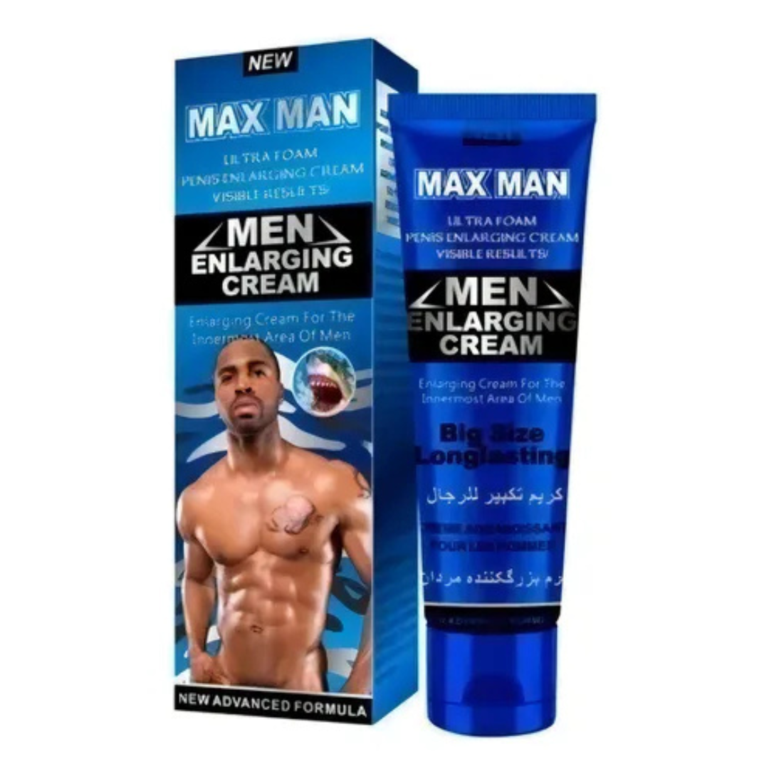 Gel Max Man Enlarging Auxiliar Pene Ereccion Grueso Grande Sabor Sin Sabor