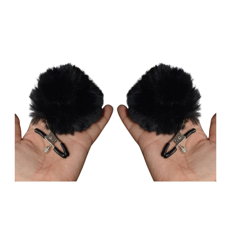 Pinzas con Pompones para Pezones