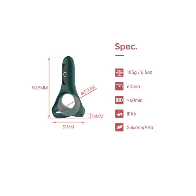 Rise Anillo Vibrador con App