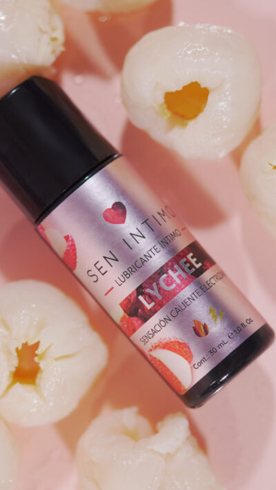 Gel Lubricante de Lychee con Efecto Calor - A Base de Agua 30ml