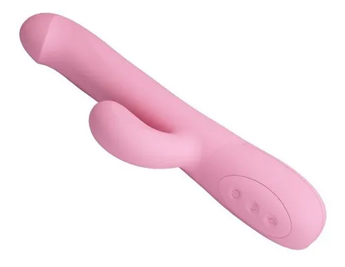 D_NQ_NP_602818-MLU73417603215_122023-O Vibrador Rabbit Recargable Rotador Pretty Love Truman Color Rosa