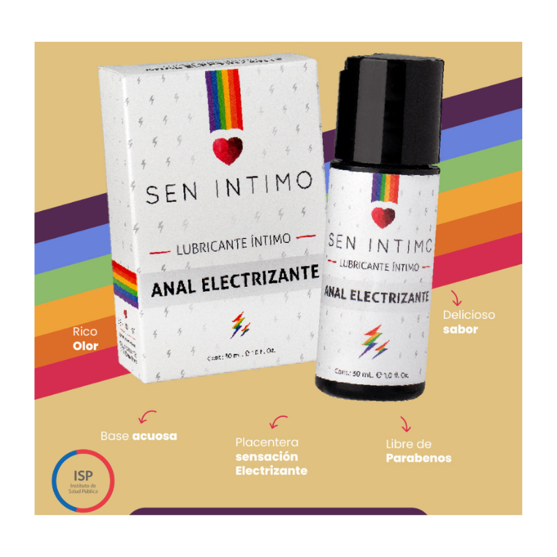Lubricante Íntimo Electrizante - A Base de Agua 30ml