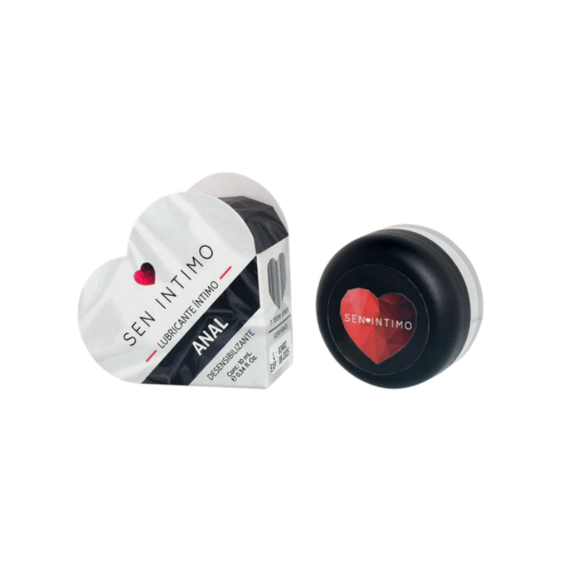 Lubricante Anal Corazón X 10 Ml Sen Intimo
