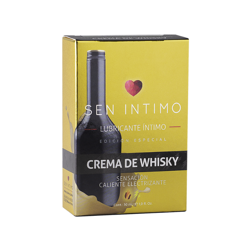 Lubricante crema de whisky 6 Gel Lubricante Sabor Crema de Whisky – Efecto Electrizante 30ml