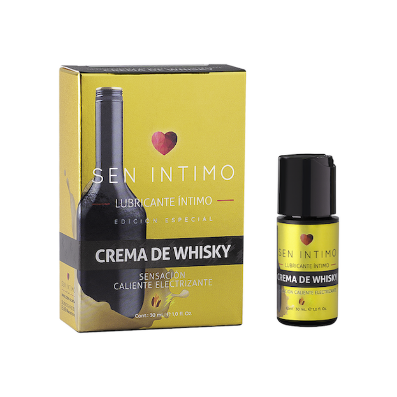 Gel Lubricante Sabor Crema de Whisky – Efecto Electrizante 30ml