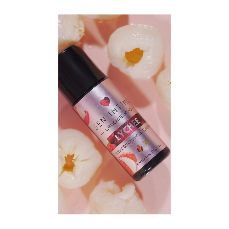 Lubricante lychee 1 Gel Lubricante de Lychee con Efecto Calor – A Base de Agua 30ml