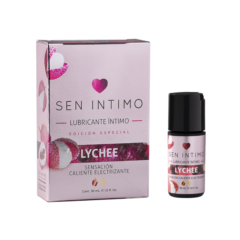 Gel Lubricante de Lychee con Efecto Calor – A Base de Agua 30ml