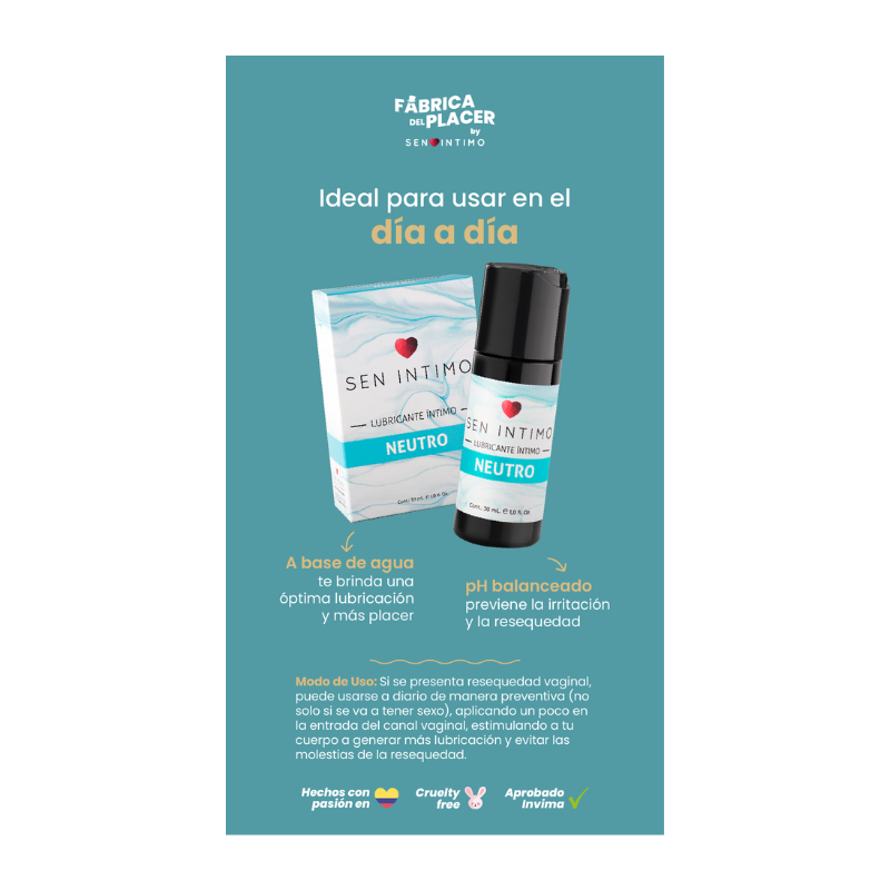 Lubricante neutro 2 Lubricante Neutro - A Base de Agua 30m