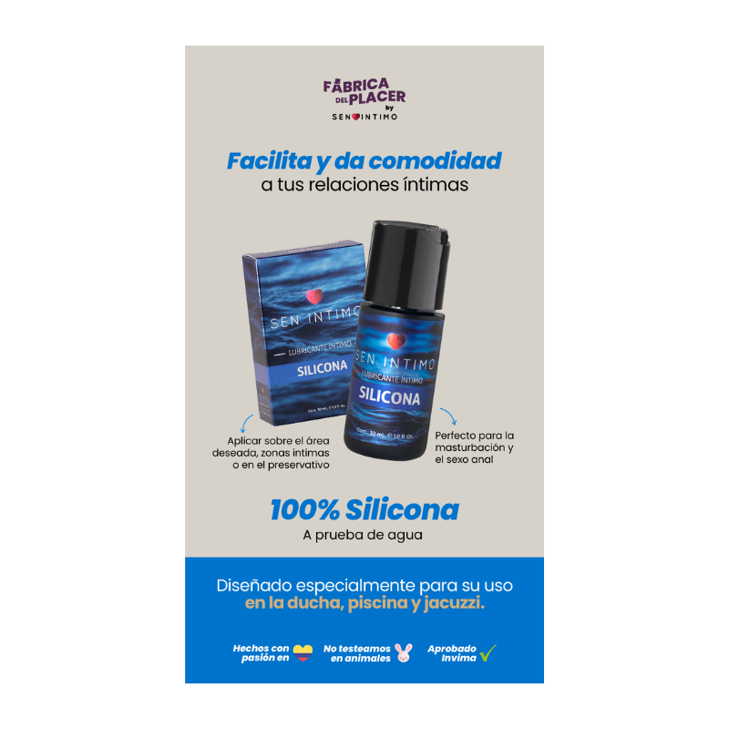 Lubricante de Silicona Resistente al Agua – 30ml