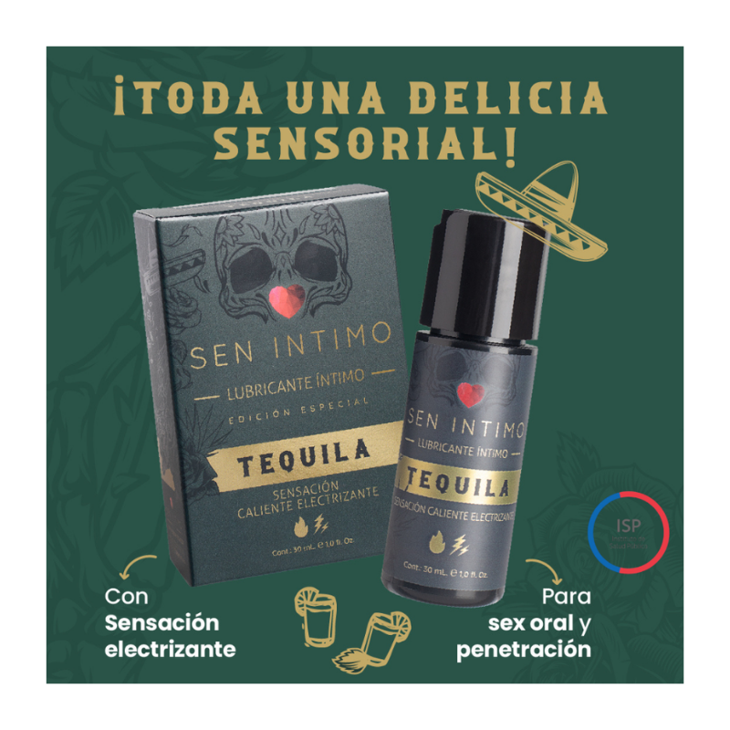 Lubricante tequila 3 Gel Lubricante Tequila – Efecto Electrizante y Sabor Intenso 30ml