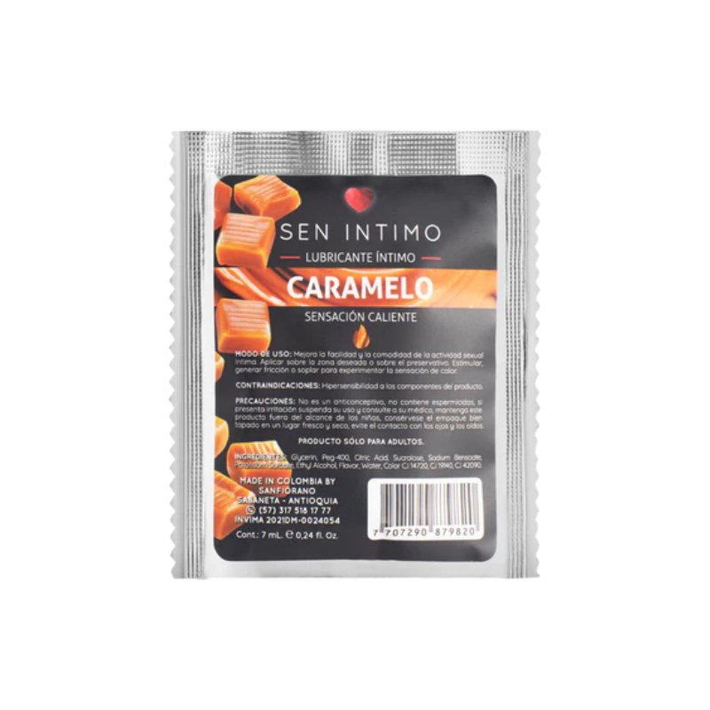 Sachet Sen Intimo - Caramelo Sensación Caliente 7ml