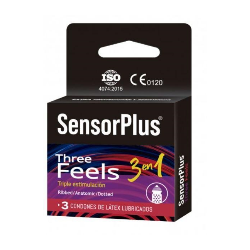 Preservativo/ Condon- Sensor Plus - THREE FEELS