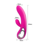 Love Vibrador Elmer Recargable 12 Funciones Pretty Rosa