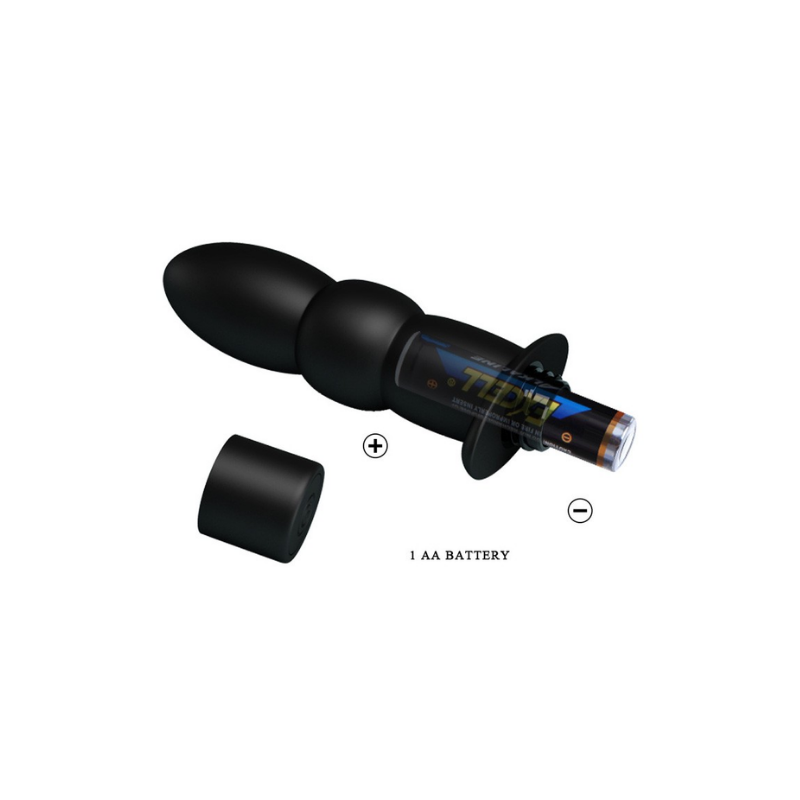 Wyatt anal 3 Wyatt Vibrador Anal Negro