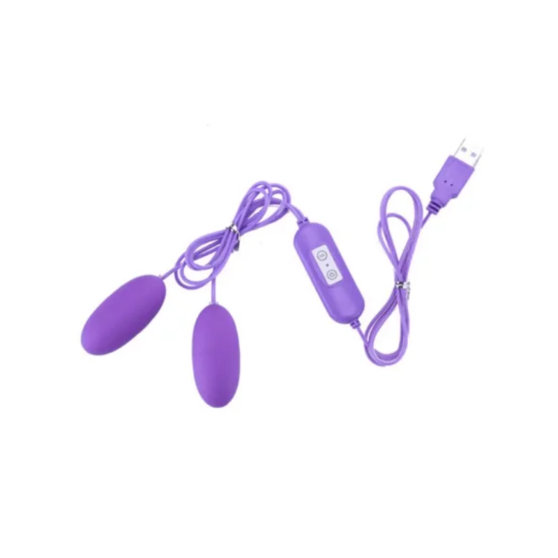 Huevo vibrador USB LoveEgg Twice MF1027