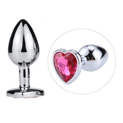 Plug Heart Metalizado Talla L