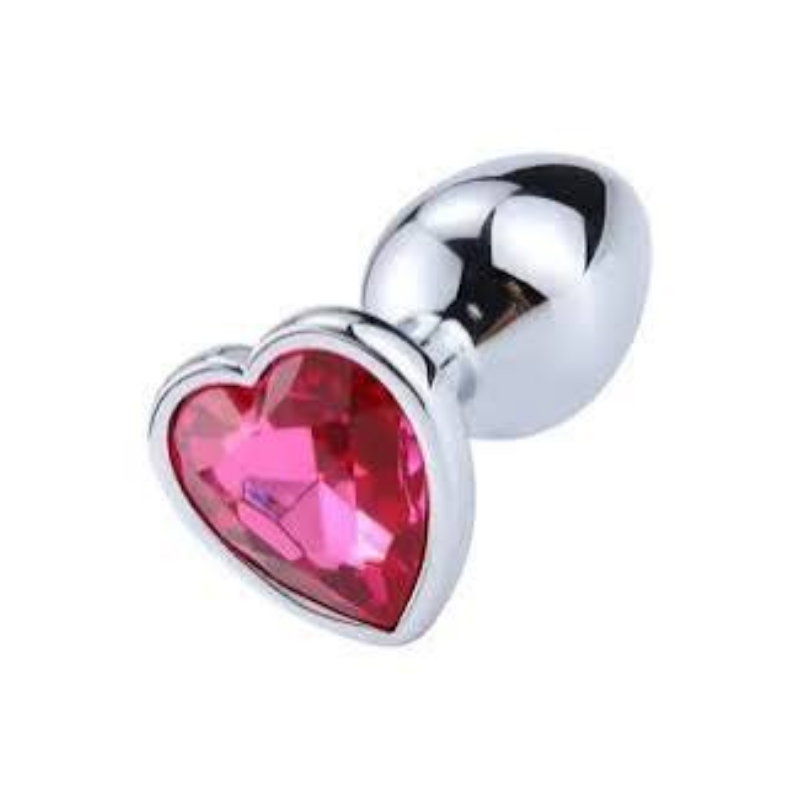 Plug Heart Metalizado Talla M
