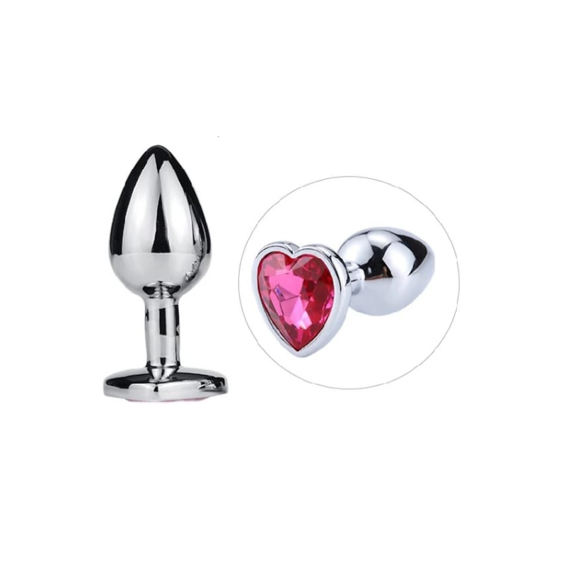 Plug Heart Metalizado Talla S