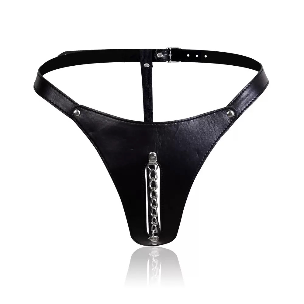 Lencería Erótica De Cuero Tanga