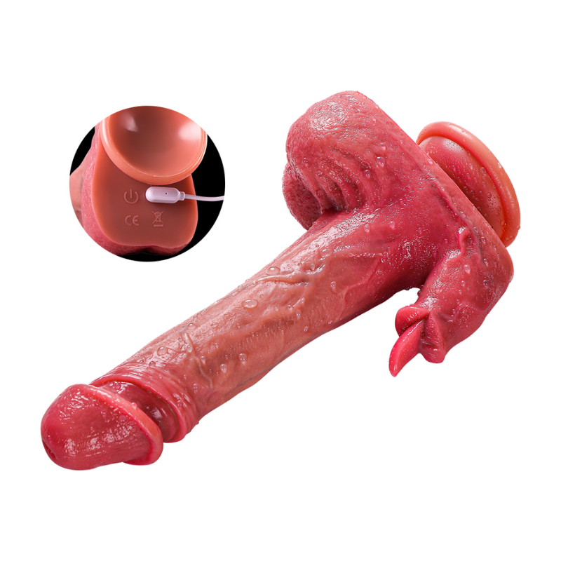 Consolador Vibrador Retráctil Torero