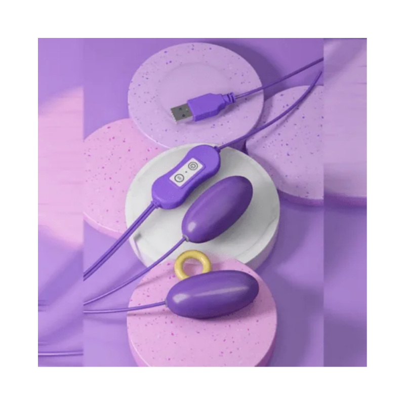 Huevo vibrador twice 3 Huevo vibrador USB LoveEgg MF1026