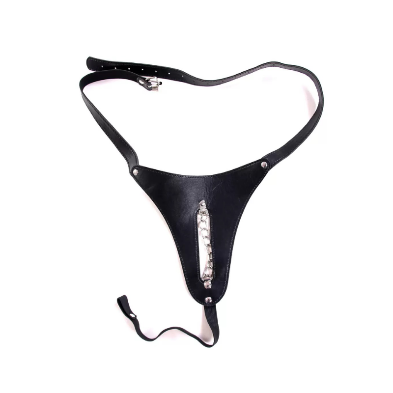 Lencería Erótica De Cuero Tanga