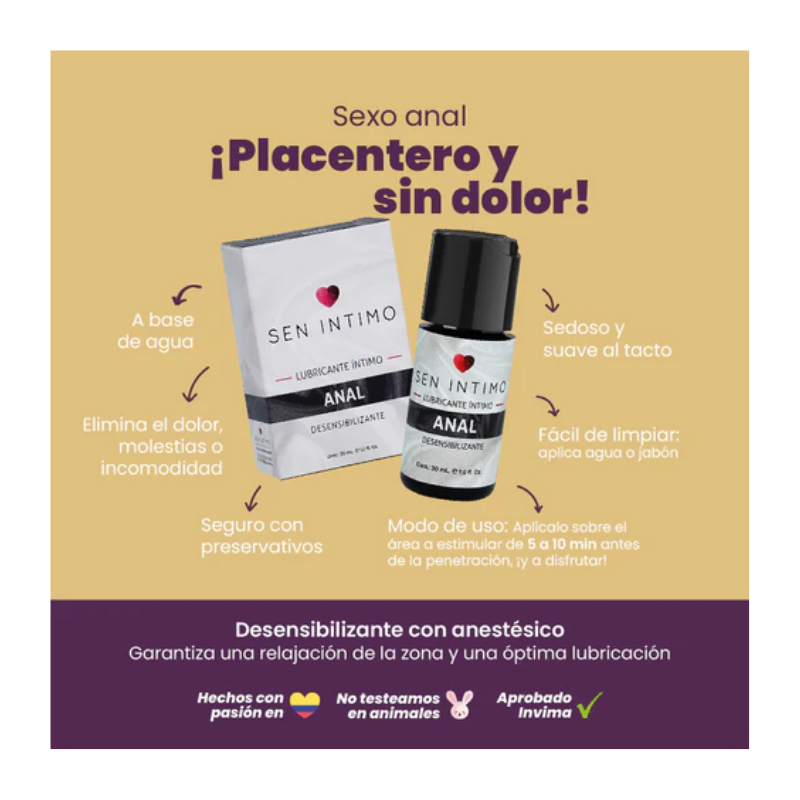 Desensibilizante anal sen 1 Desensibilizante Anal Sen Intimo