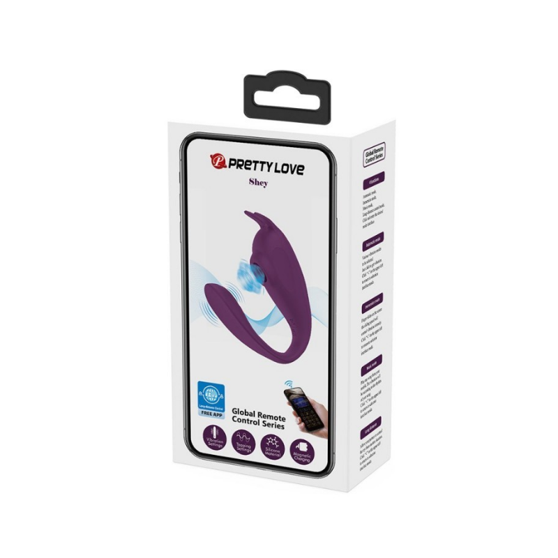 Shey vibrador app 1 Shey Vibrador y Succionador Con App