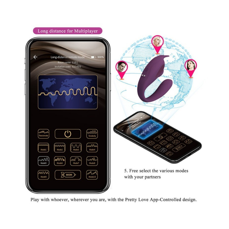 Shey vibrador app 2 Shey Vibrador y Succionador Con App